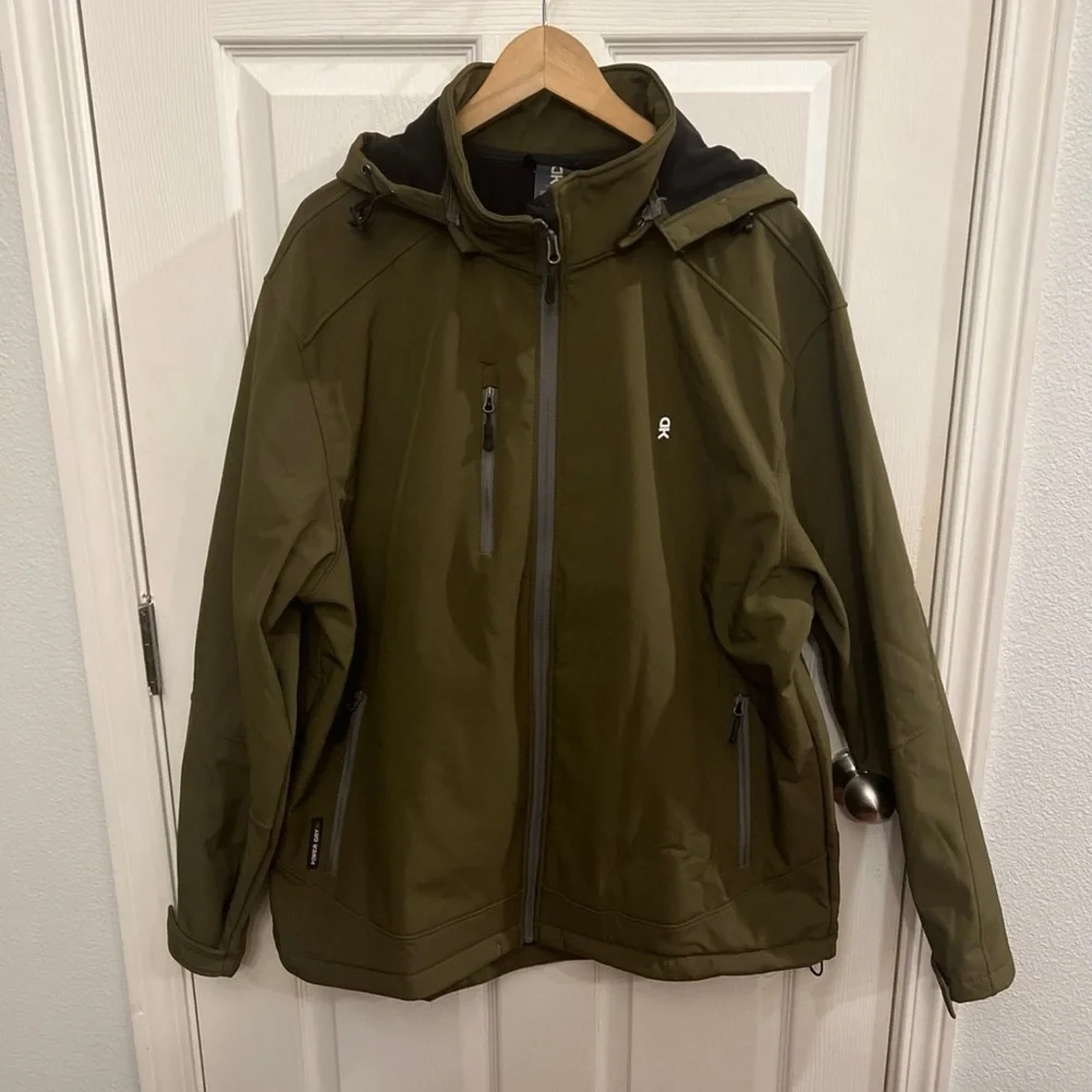 Little Donkey andy Men's Fleece Lined Softshell Jacket
